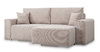 Диван-кровать угловой Оксфорд 710 композиция 1, шенилл Muza 04 светло-бежевый, модульная система, сборка на любую сторону