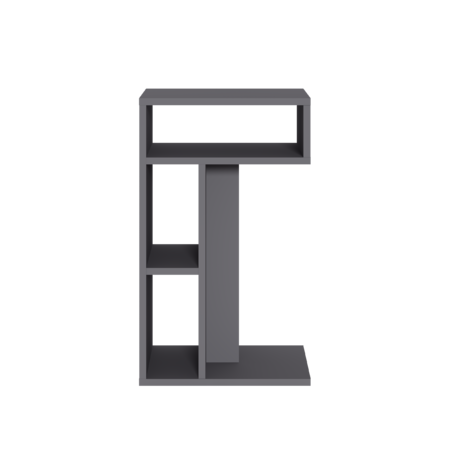 Стол журнальный, подставка Эйр 12.114 серый графит 0162 РЕ, вертикальная и горизонтальная установка