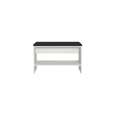 Прихожая Эйр композиция 1 белый PE шагрень, собирается на любую сторону