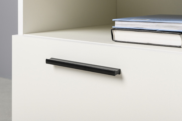 Спальня Эйр композиция 1 белый РЕ шагрень, спальное место 160 х 200