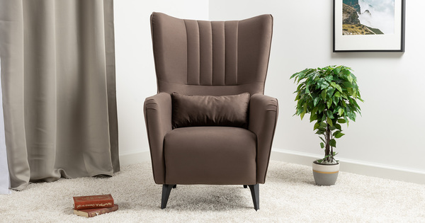 Кресло для отдыха Феличе ТК 528 велюр Велутто 36 шоколадный