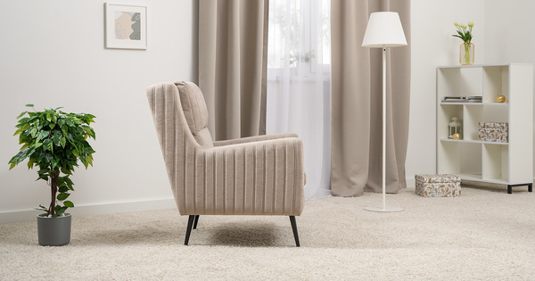 Кресло для отдыха Изабель ТК 738 велюр Романс пебл бежевый