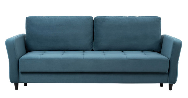 Диван-кровать прямой Невада ТД 572 велюр Vendetta 25 синий деним