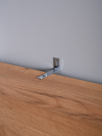 Стеллаж Остин 16.427 серый графит 0162 РЕ, дуб золотой CRAFT, графит ZB 856-2 ПВХ, сборка на любую сторону