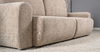 Диван-кровать прямой Тэдди 1502 композиция 1, букле Pique 006 бежевый, модульная система