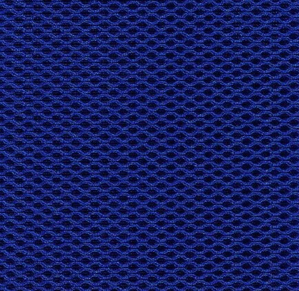 Кресло на колесах Ирис люкс обивка ткань-сетка TW сидушка черный, спинка синий, подлокотники пластик, крестовина пластик, механизм качания 